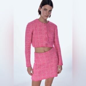 viral zara pink sweater set 🌸